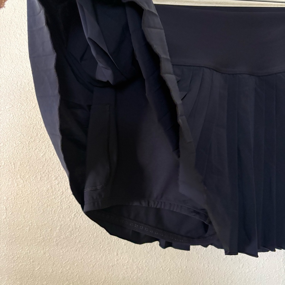 CRZ YOGA Women's High Waisted Pleated Tennis Skirt - Picture 4 of 6